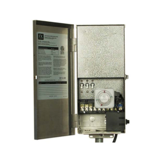 FX Luminaire 600 Watt PX Multi-Tap Transformer, Stainless Steel - PX600SS