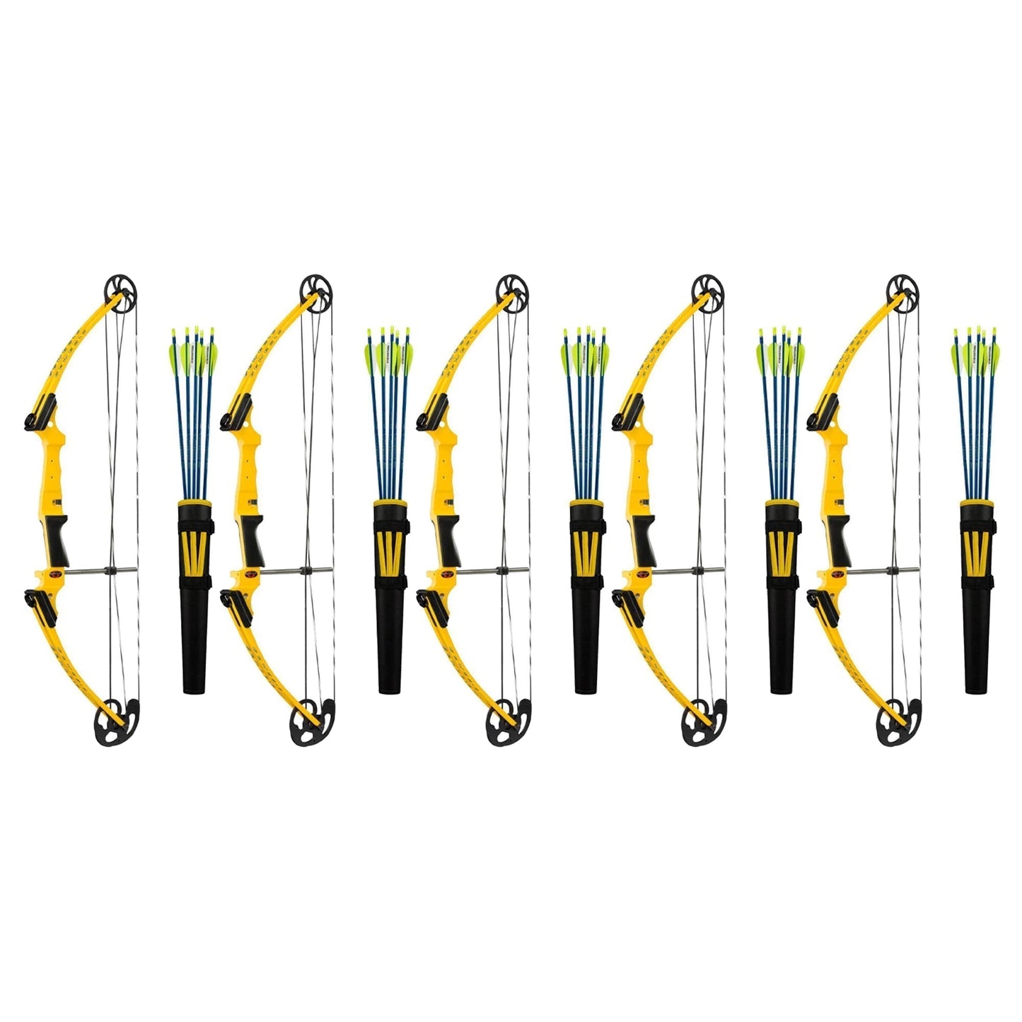 Genesis Archery Original Right Hand Compound Bow Kit w/Arrows & Quiver (5 Pack) - 323587