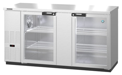Hoshizaki BB69-G-S | 70" Wide 2 Glass Door Stainless Steel Back Bar - BB69-G-S