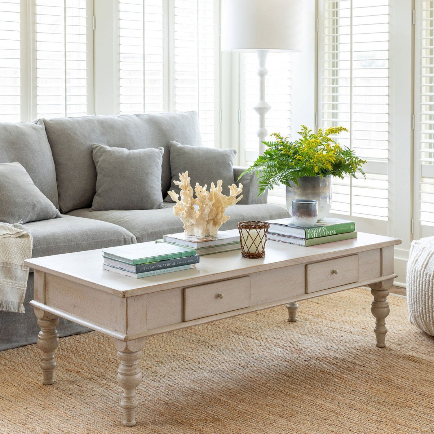 Park Hill Collections Coastal Cottage Ferme Coffee Table - EFT20116