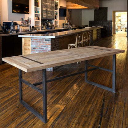 Park Hill Collection Urban Living Reclaimed Oak Gathering Table - EFT81577
