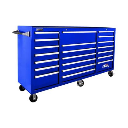 Homak 72” H2Pro Series 21 Drawer Roller Cabinet - BK04021720