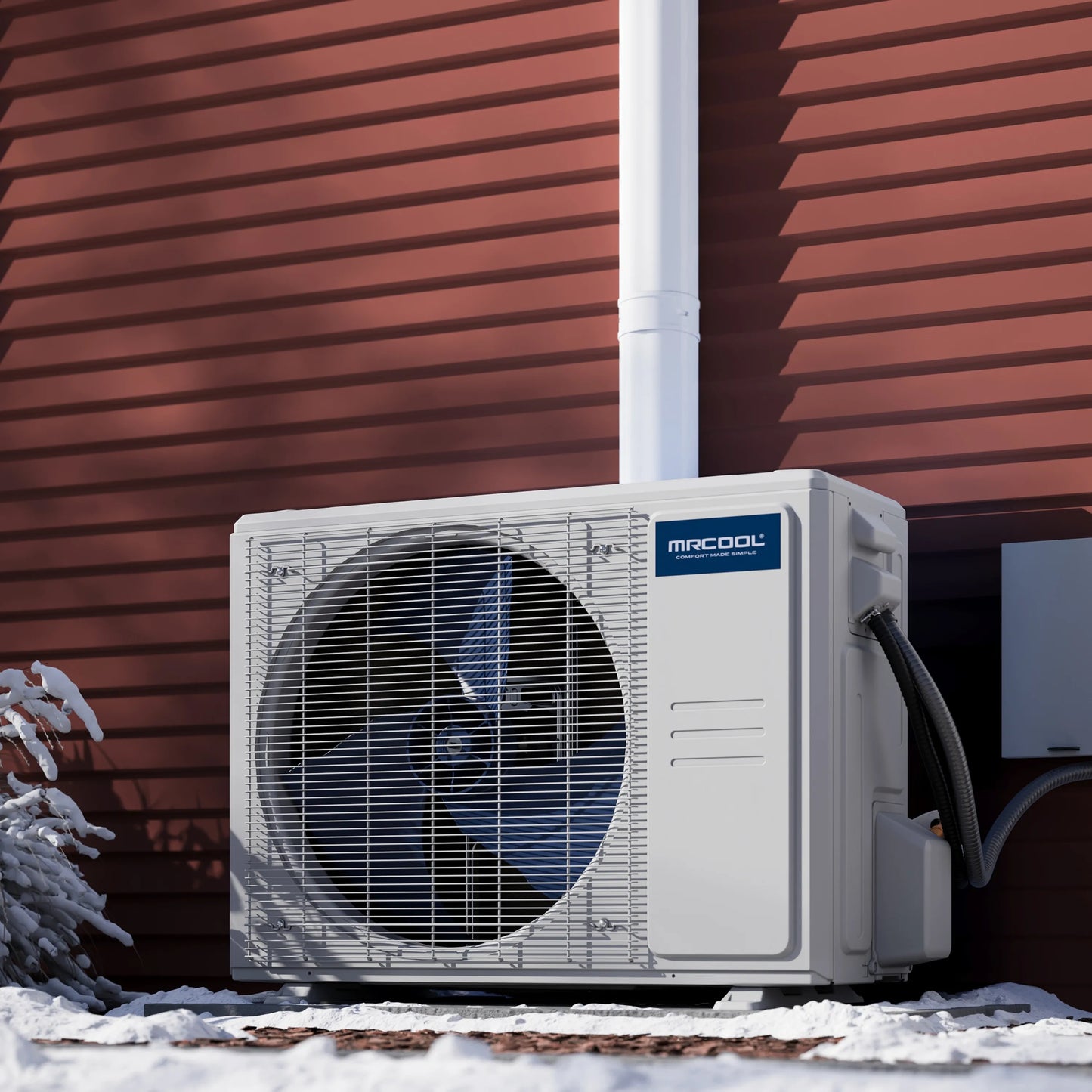 MRCOOL DIY 5th Gen E Star 36,000 BTU Single Zone Mini Split Complete System with 25 Ft. Line Set, 230V  - DIY-36-HP-WM-230D25-O