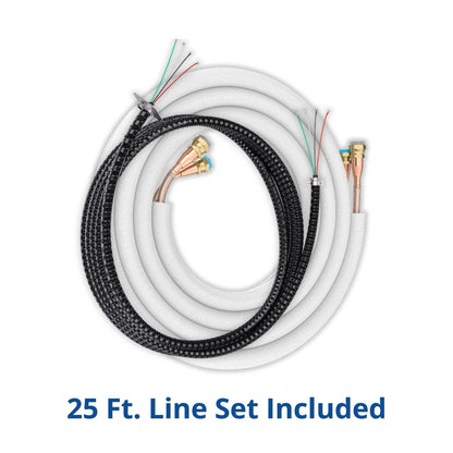 MRCOOL DIY 5th Gen E Star 24,000 BTU Single Zone Mini Split Complete System with 25 Ft. Line Set, 230V  - DIY-24-HP-WM-230D25-O