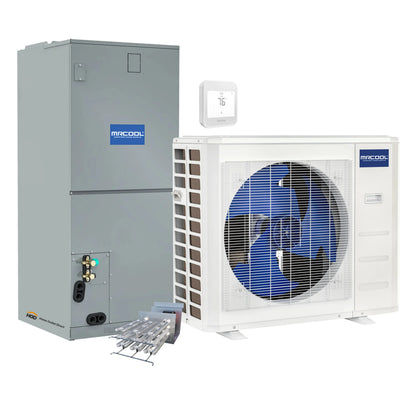 MRCOOL VersaPro 2nd Gen Central Split System with 36K BTU, 3 Ton, 16.1 SEER2, Heat Pump Condenser and Ducted Air Handler with 10kW Heat Kit   - MVP36HP2A00OH10