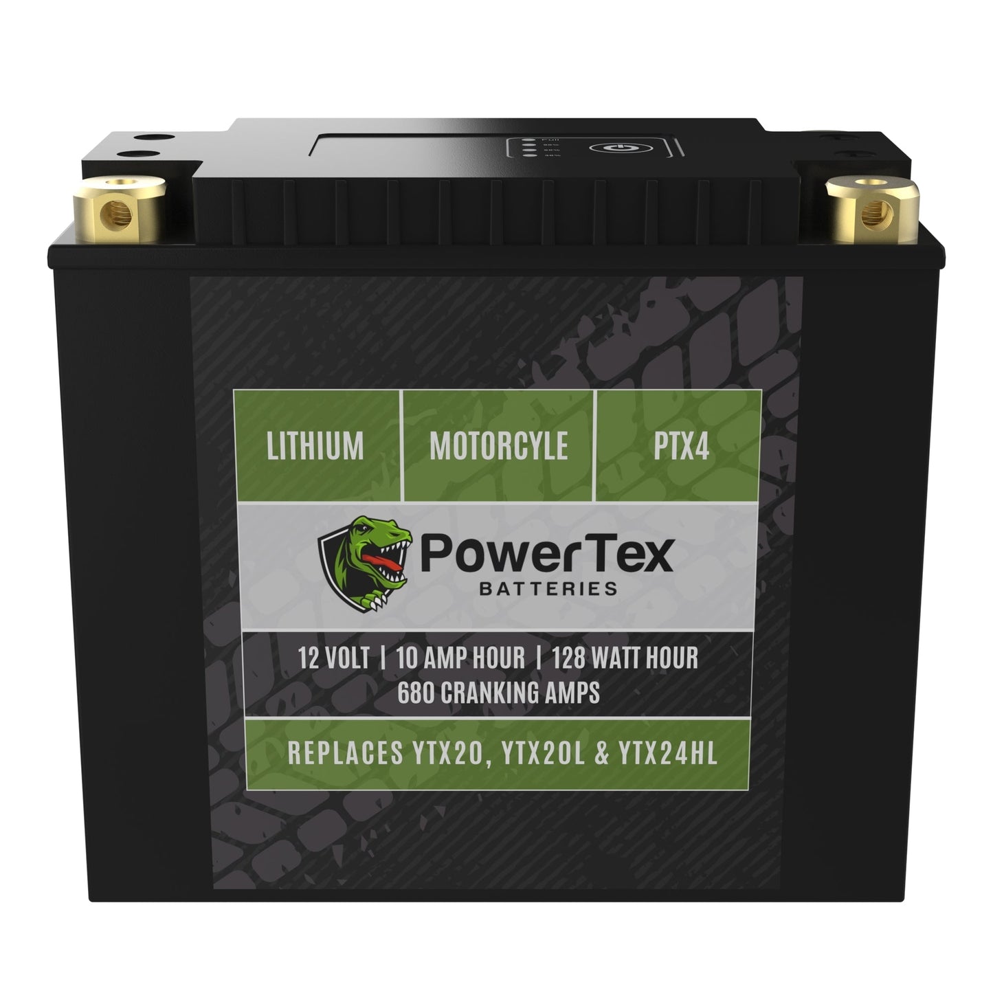PowerTex Batteries YTX20L-BS LiFePO4 Lithium Iron Phosphate Motorcycle Battery