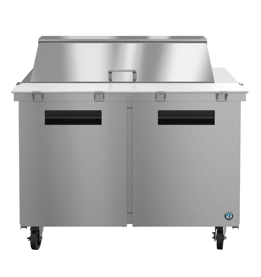 Hoshizaki SR48B-18M | 48" Wide 2 Door Mega Top Sandwich Prep Table - SR48B-18M