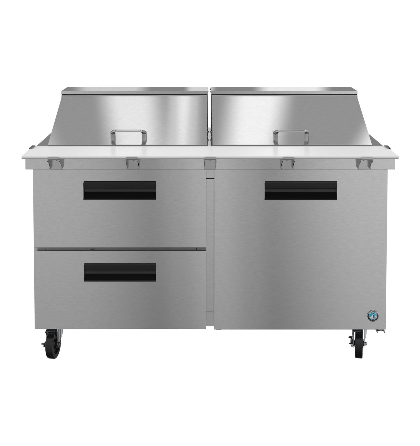 Hoshizaki SR60B-24MD2 | 60" Wide 2 Drawer Mega Top Sandwich Prep Table - SR60B-24MD2