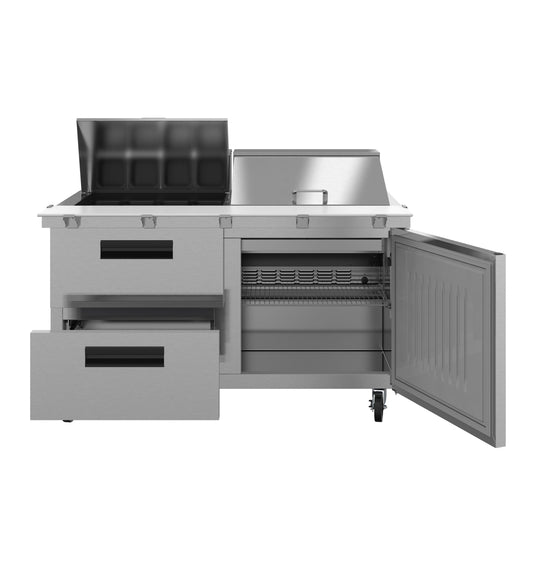 Hoshizaki SR60B-24MD2 | 60" Wide 2 Drawer Mega Top Sandwich Prep Table - SR60B-24MD2