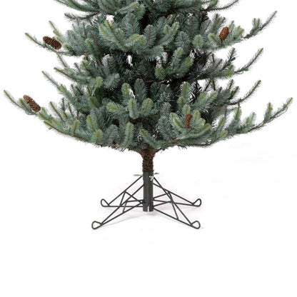 Park Hill Collection Tree Lot 7.5' Park Hill Slim Line Blue Spruce LED Lights - XPQ82170