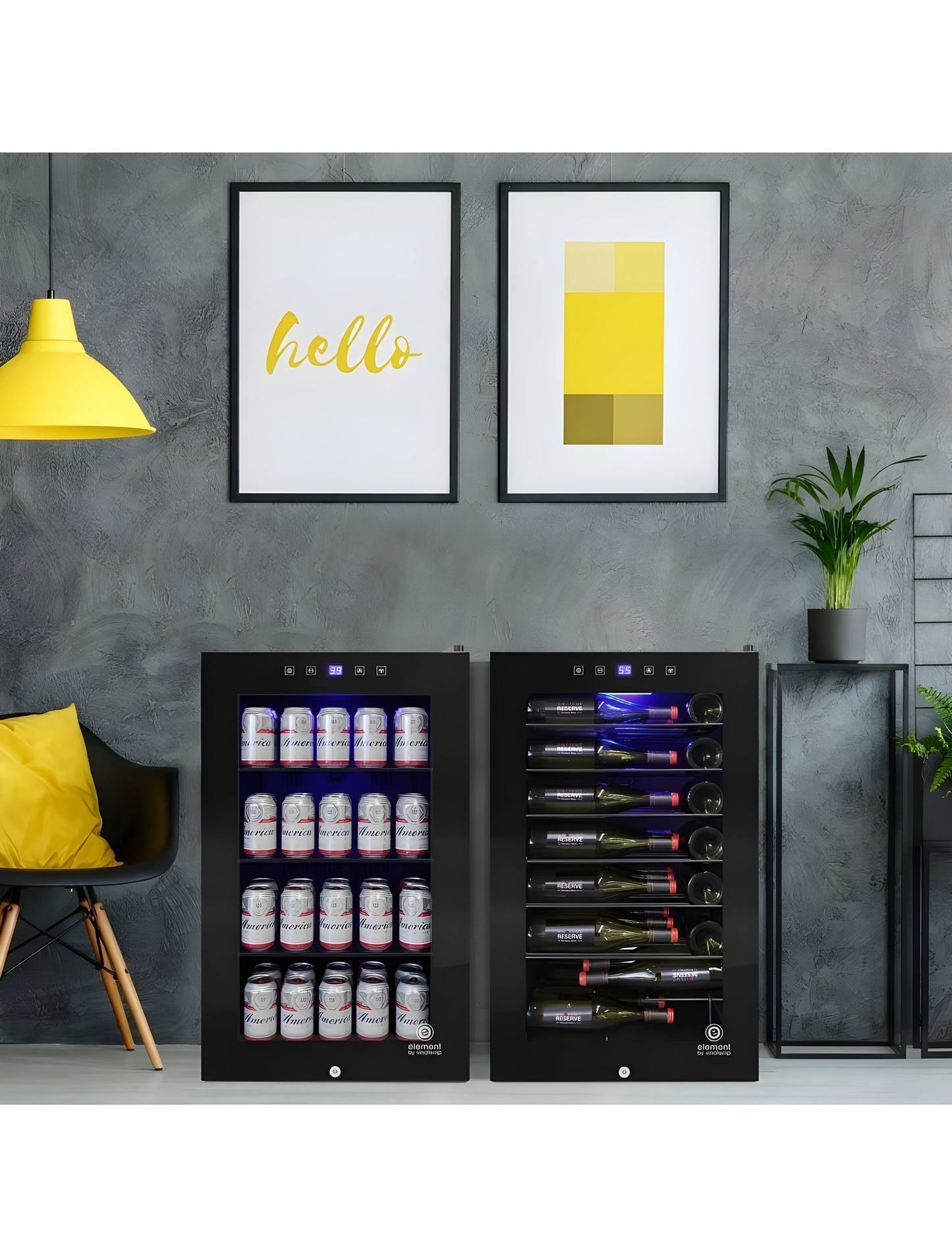 Vinotemp 42-Bottle Touch Screen Wine Cooler - EL-WCU103-01