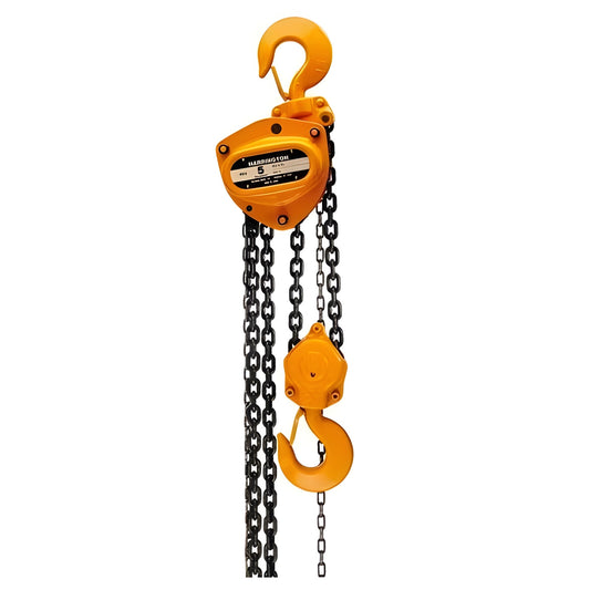 Harrington CF030-15 Hand Chain Hoist with 3 Ton Lift Capacity & 15FT Chain Fall - Reconditioned - Harrington CF030-15