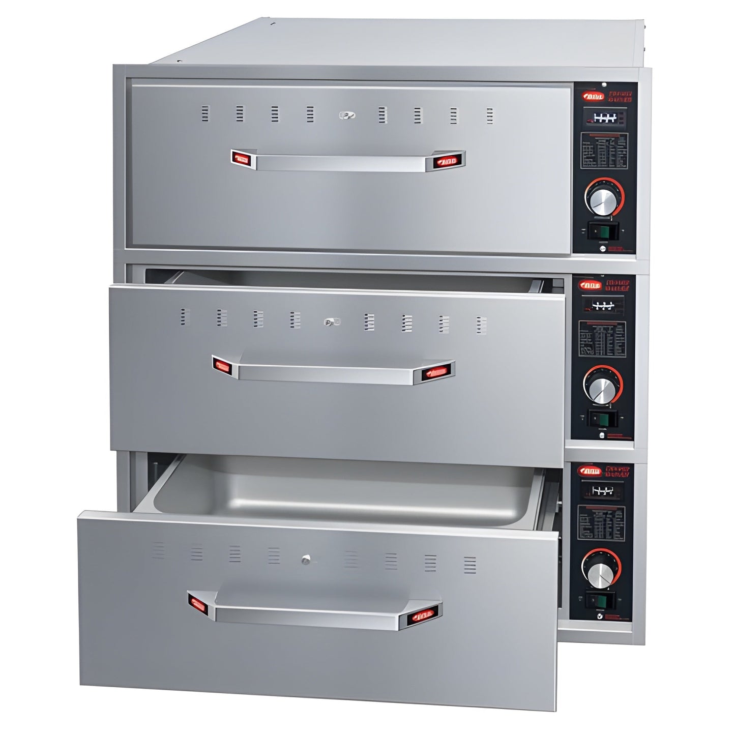 Hatco 28" Built-In 3-Drawer Warmer - 120V, 1 Phase - HDW-3B