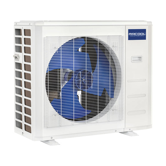 MRCOOL Hyper Heat 2nd Gen 24K BTU, 2 Ton, 18.3 SEER2 Heat Pump Condenser and Ducted Air Handler with 15 Ft. R-454B No-Vac Lineset  - CENTRAL-24-HP-230B15