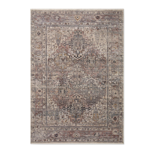 Park Hill Collection Saint Honoré Loomed Rug - Luxurious Polyester Pile in Elegant Bleue Color for Stylish Decor -EHF40701