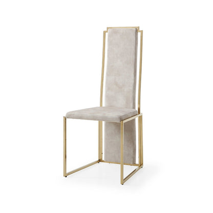 Whiteline Mods - Sumo Dining Chair DC1658F-BEI - DC1658F-BEI